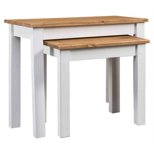 Nesting tables natural solid - tables,