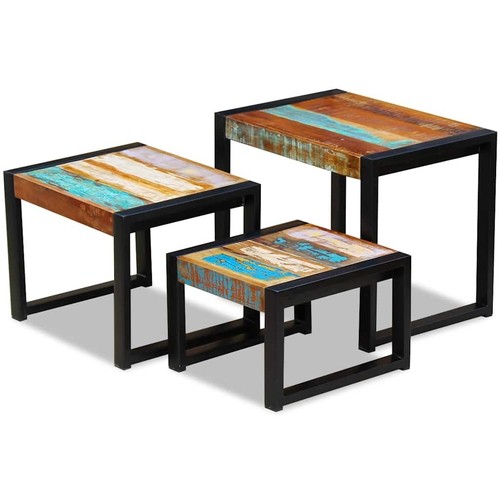 3pcs nesting tables solid - 3pcs,