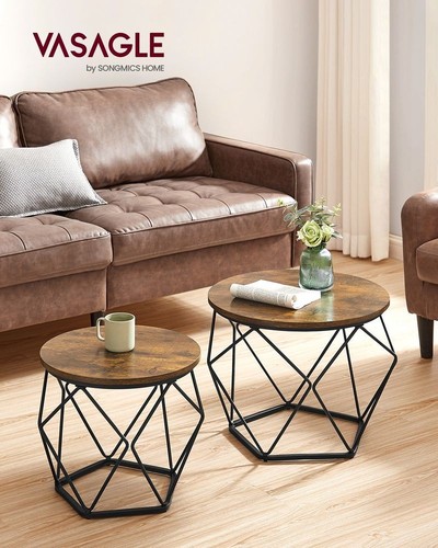 Vasagle nesting coffee tables - vasagle,