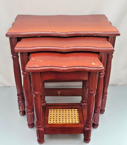 Vintage nest tables - 3,