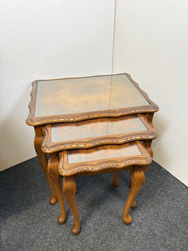 Vintage walnut nest tables - nest, of