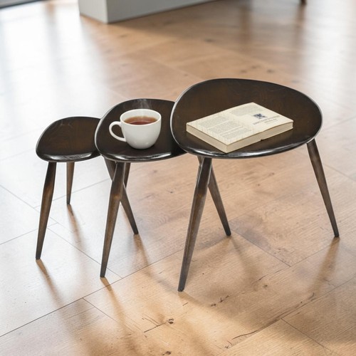 Ercol pebble nest tables - nest, of