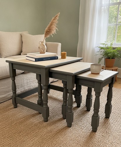 Nest tables charcoal - –,