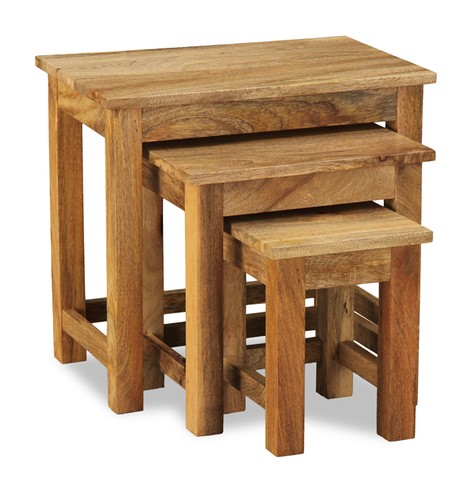 Solid mango wood light nest - nest, of