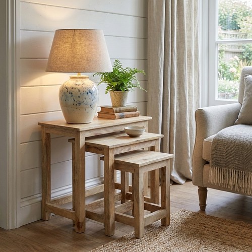 Nesting tables set solid - nesting, of