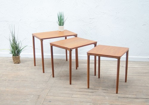 Danish teak nest tables - of,