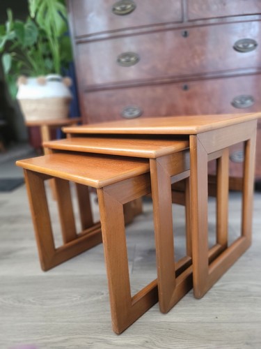Teak nest tables - teak,
