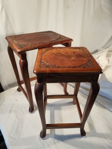 Vintage twin nesting tables - twin,
