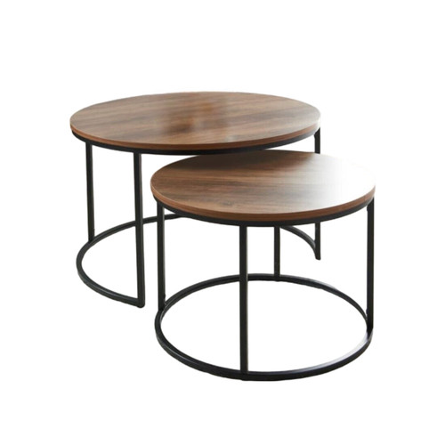 Round coffee table set 2 - table,
