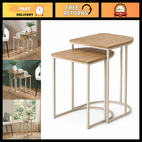 Nesting tables set oak - tables,