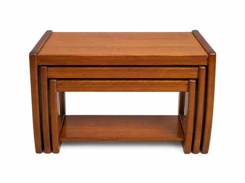 Mid century teak nest - teak, of