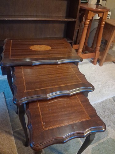 Vintage inlaid nest - vintage,
