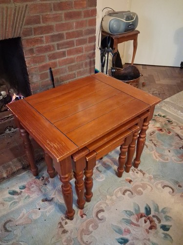 Vintage nest wood tables - nest, of