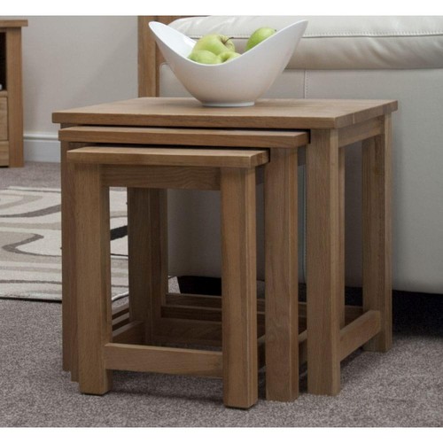 Solid oak nest tables - tables,, opus
